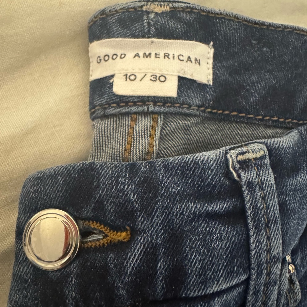Good American Dark Wash Skinny Jeans - Picture 2 of 4